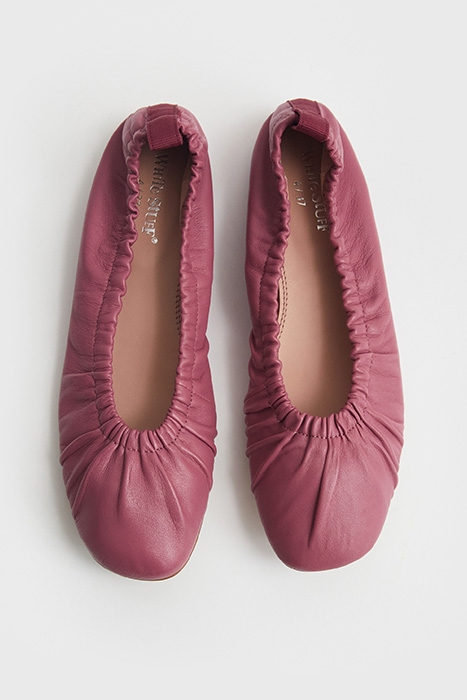 POPPY RUCHED BALLERINA PINK 3