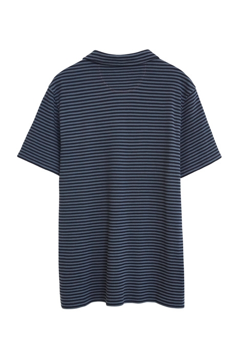 REVERE STRIPE POLO DARK NAVY 6