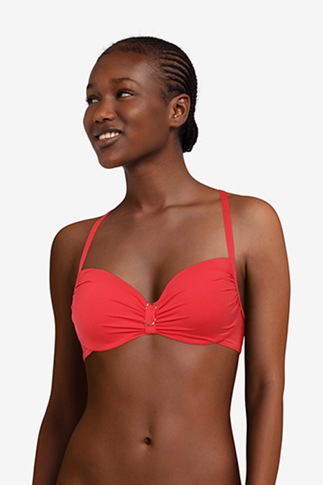 SW BRA TSHIRT BABETTE UNI PAPPA CONGO RED 2