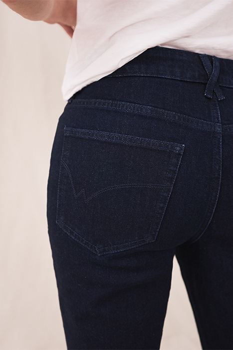 BROOKE STRAIGHT CROP JEAN DK DENIM 4