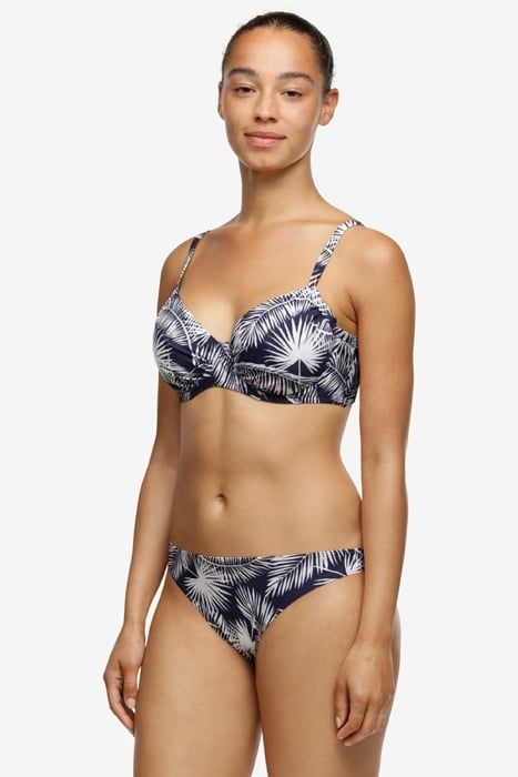 SW BRA UNDERW. COVERING BODEE PALM LEAF NOCTURNAL BLUE 4