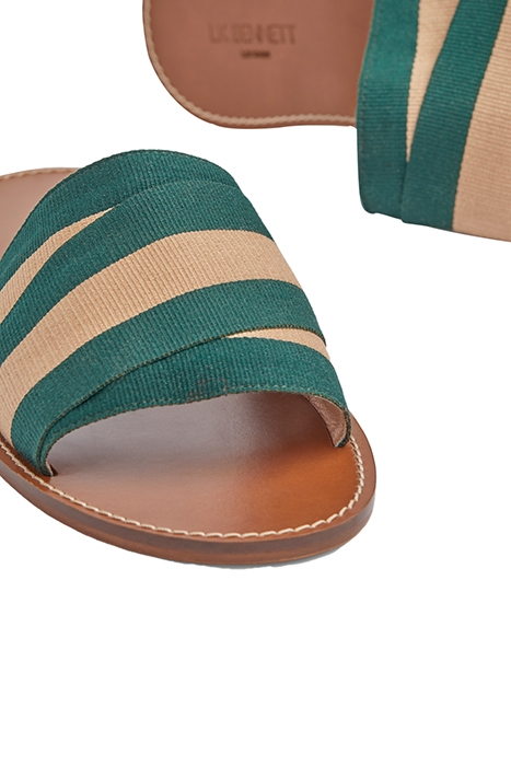 WINNIE SLIPPERS GREEN/NUDE 4