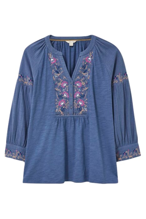DREAMER EMBROIDERED TOP BLUE 1