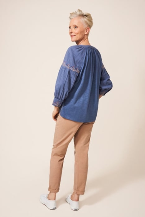DREAMER EMBROIDERED TOP BLUE 2