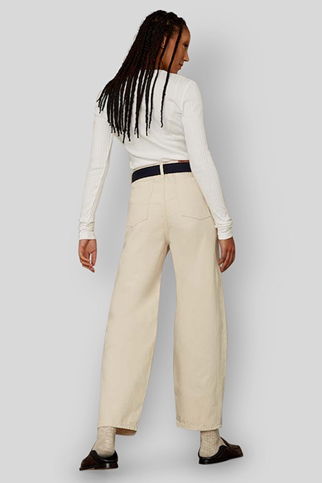 LEILA CROPPED CLEAN ORGANIC ECRU CLEAN ORGANIC ECRU 3