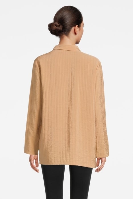 NORELL STRUCTURED SHIRT L/S FADED SAND 2