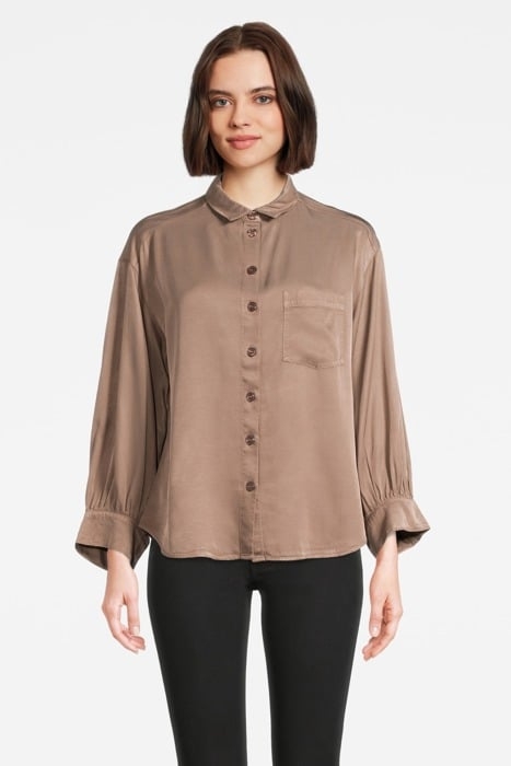 SHIRT JACKET ARLINA SMOKED TRUFFLE 2