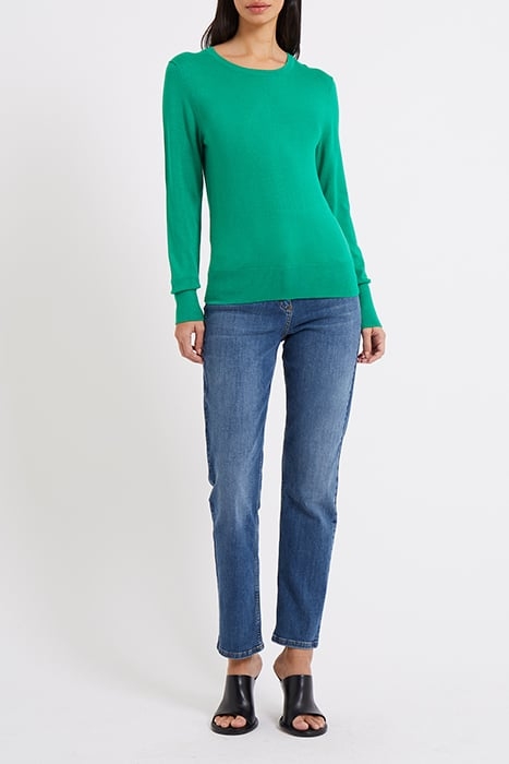 CREW NECK EMERALD GREEN 2