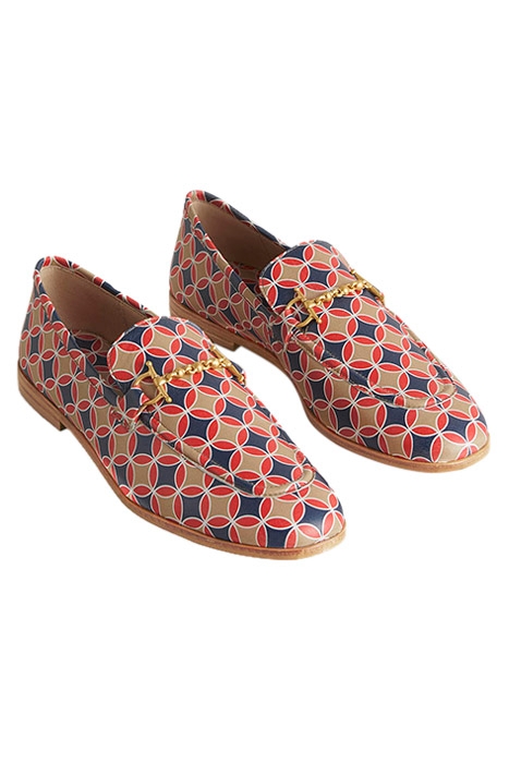 SNAFFLE DETAIL LEATHER LOAFERS MUL 2