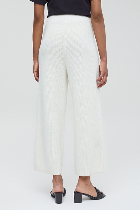 WOMEN KNITTED PANTS IVORY 2