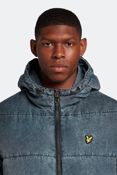 WASHED WADDED JACKET DARK NAVY 4