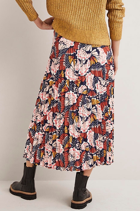 PLEATED CREPE MIDI SKIRT MPT 2