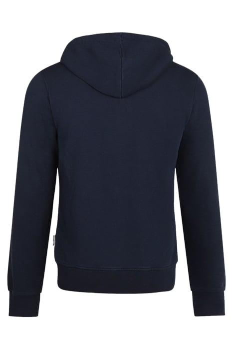 ESSENTIAL HOODED ZIP THRU NAVY 2