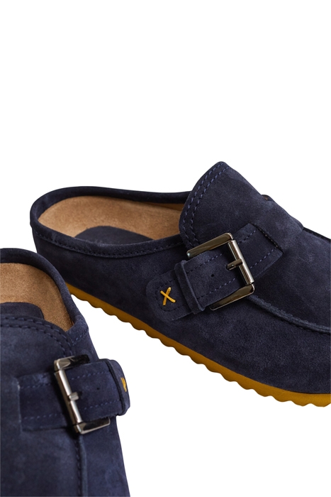BACKLE SUEDE FOOTBED DARK NAVY 4