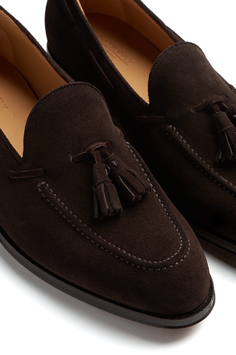 Dark Brown Tassel Loafer 7