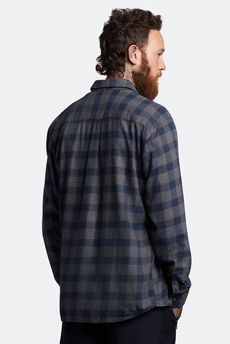 CHECK OVERSHIRT Z271 DARK NAVY 2