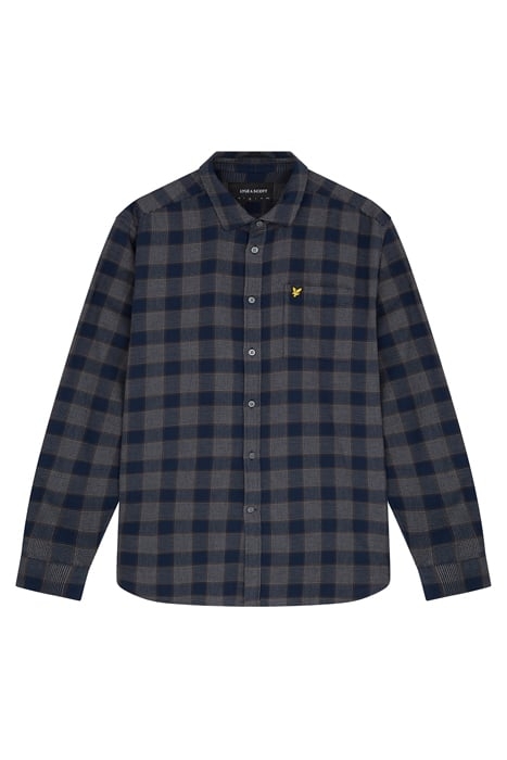 CHECK OVERSHIRT Z271 DARK NAVY 5