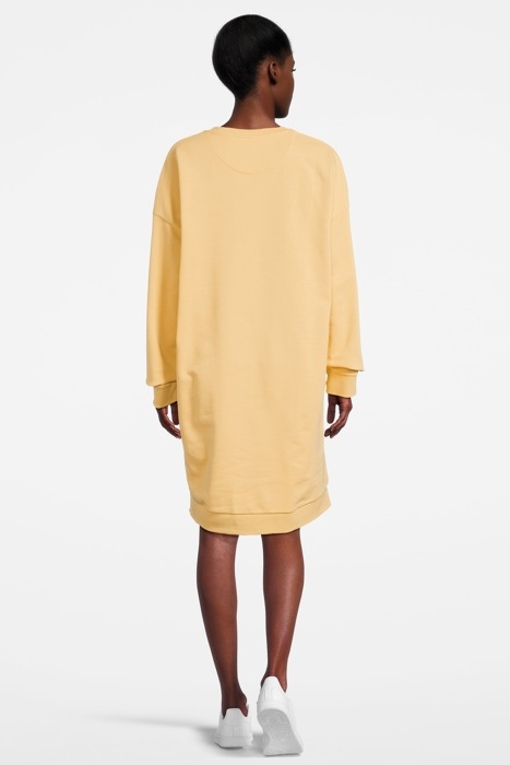 SWEATSHIRT DRESS W796 SOFT GOLDEN YELLOW 2