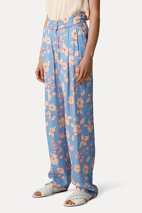 "TRUE COLORS" PRINT VISCOSE CREPE DE CHINE JOGGING MOJITO 2