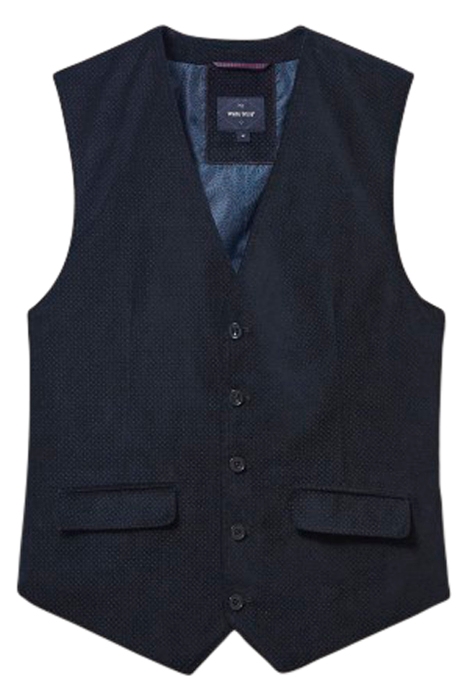 VELVET WAISTCOAT DARK NAVY 1