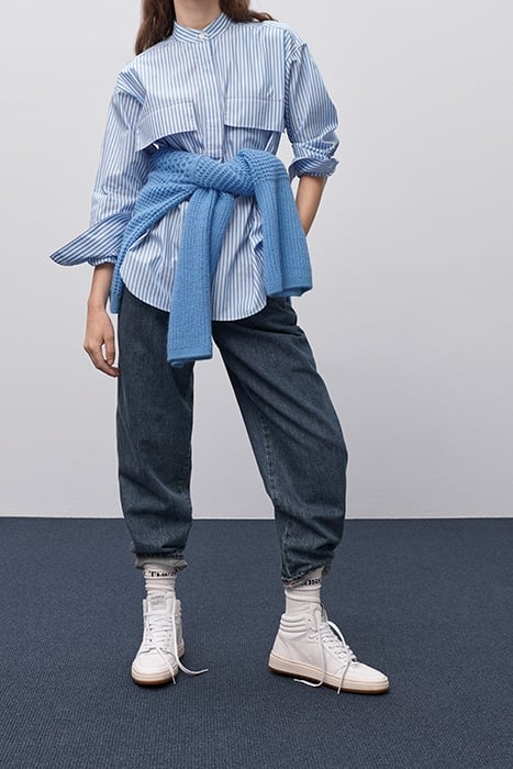 WOMEN SNEAKER HIGH SHOES WHITE 2