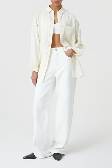 WOMEN BASIC SHIRT SHIRTS & BLOUSES ECRU 3