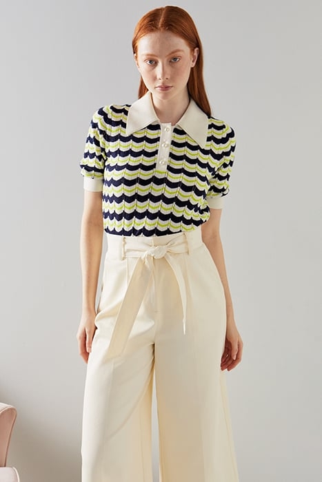 LENA WIDE-LEG & FLARED JEANS CREAM 4