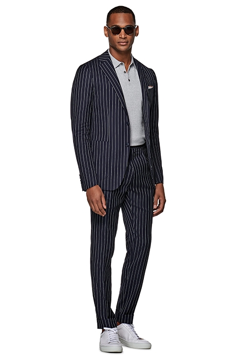NAVY STRIPED HAVANA SUIT 6