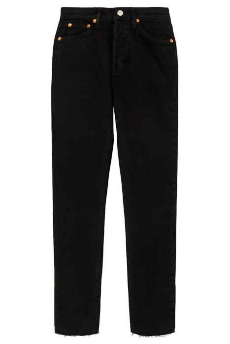 90S HIGH RISE ANKLE CROP BLACK 1