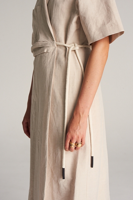 CORDAGE DRESS BEIGE 4