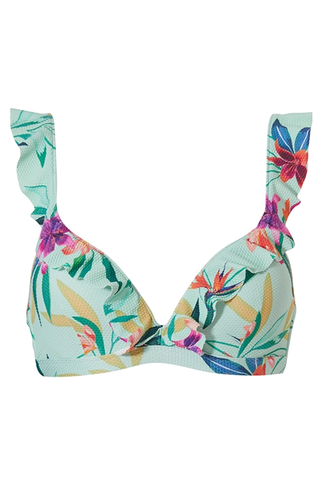 SW BRA TSHIRT BOWIE TROPICAL LILY FLOWERS PRINT 1