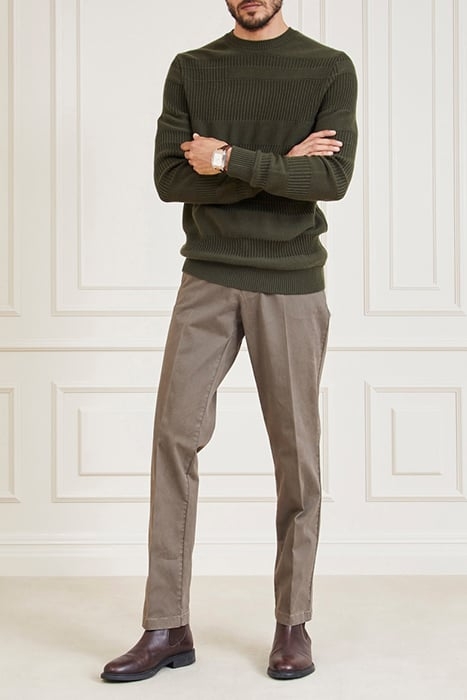 MARCIANO BY GUESS ARMANDO PIPING DETAI GENERAL CHINO BROWN 3