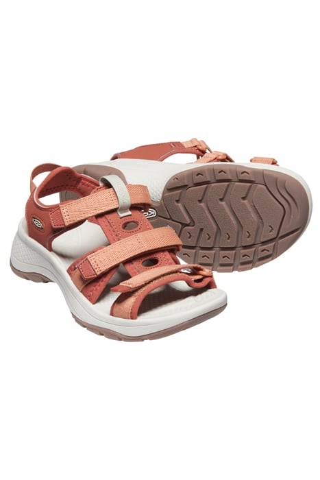 ASTORIA WEST OPEN TOE REDWOOD/PHEASANT 6