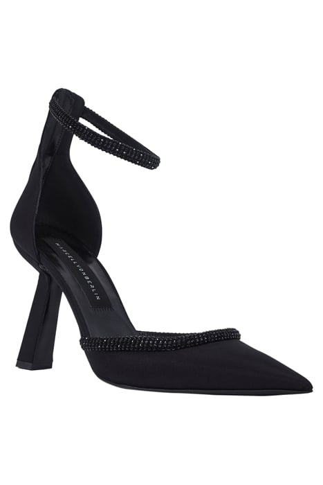 EMBELLISHED ANKLE-STRAP PUMPS BLACK 2