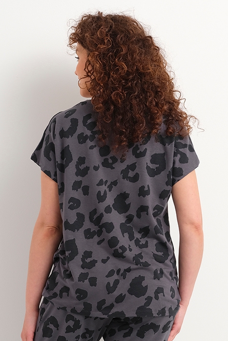 NW TOP TSHIRT SS TIARA FADED GREY / BLACK 2