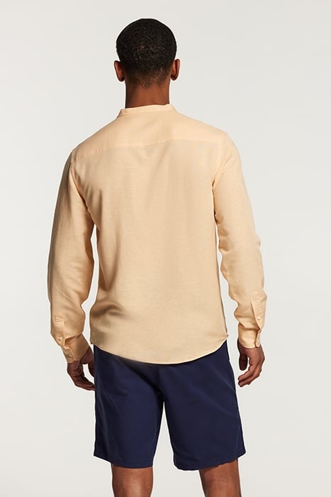 LEON LINEN SHIRT OATMEAL BEIGE 3