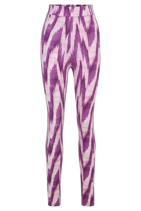 CALLA HEIGH WAIST LEGGINGS PURPLE ABSTRACT ETNO AOP 1