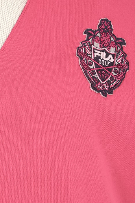 TREBEN POLO DRESS CARMINE 5