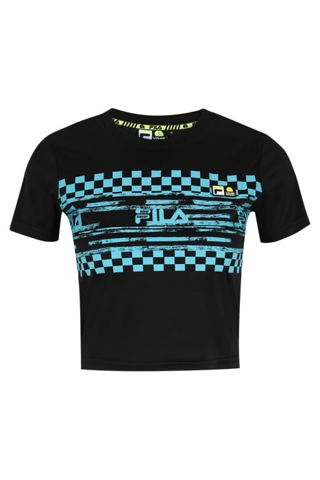 C63 CROPPED TIGHT TEE BLACK 1