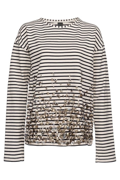 MELEGNANO MARINIERE JERSONE RI ECRU/NAVY 6