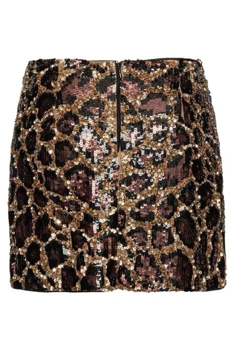 GRASPO GONNA PAILLETTES MACULA MULTI BEIGE/BLACK 8