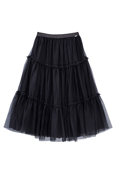 GIRLS’ BLACK TUTU-STYLE LONG SKIRT BLACK 2