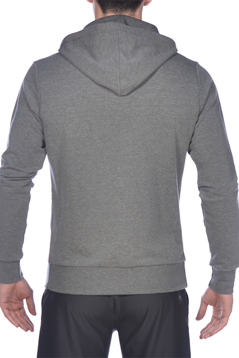 M STRETCH HOODED F/Z JACKET DARK GREY MELANGE 3