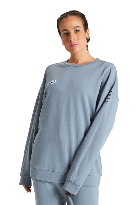 SWEAT TEAM OVERSIZE STONE GREY STONE GREY IRID 3