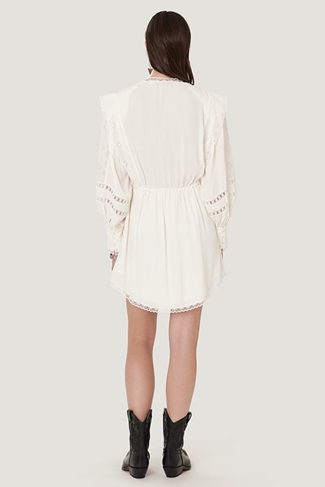 CASSIE DRESS IN ECRU DRESS 4