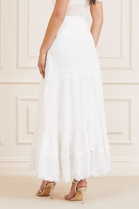 GUESS ECO LOU LOU SKIRT PALE PEARL 2