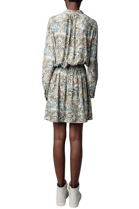 RINKA SOFT BRITISH FLOWERS KAKI 2