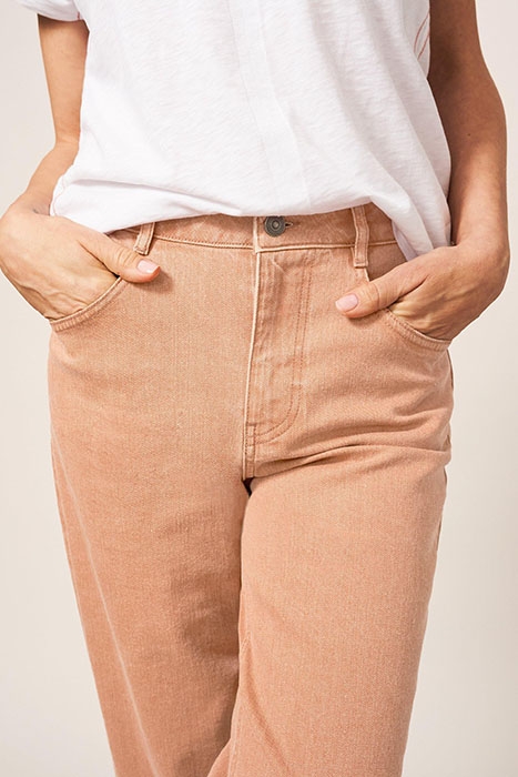 LEIGHTON CLAYDYE STRAIGHT JEAN MID CORAL 3