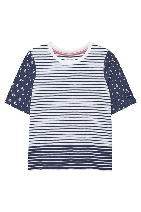 ANNABEL STRIPE TEE NAVY MULTI 4