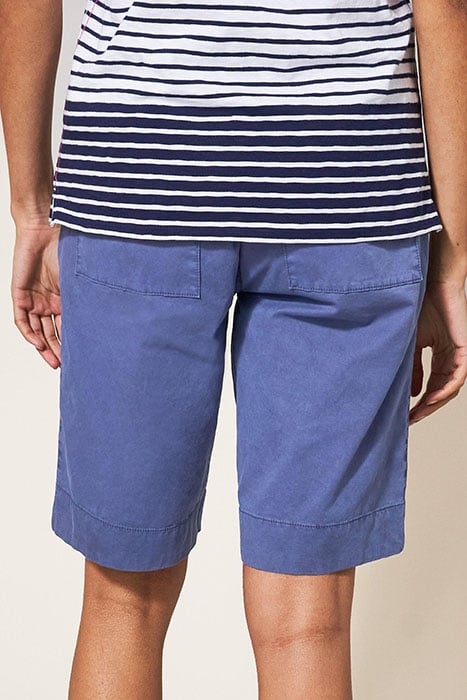 HAYLEY ORGANIC CHINO SHORTS MID BLUE 2